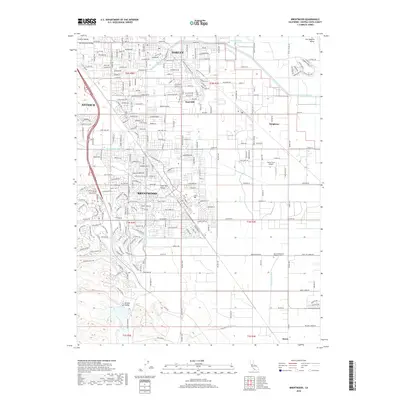 2018 Map of Brentwood, 2018 Print
