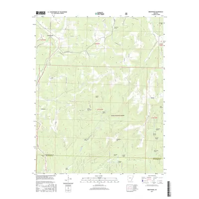 2017 Map of Brentwood, 2017 Print