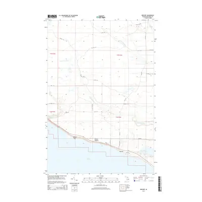 2014 Map of Brevort, 2014 Print