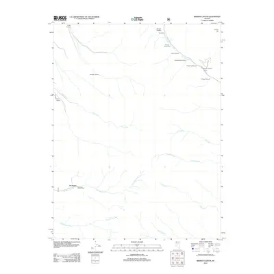 2012 Map of Brewer Canyon, 2012 Print