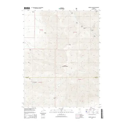 2015 Map of Brewer Canyon, 2015 Print
