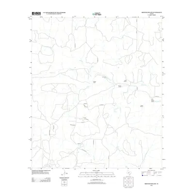 2012 Map of Brewer Hollow, 2012 Print