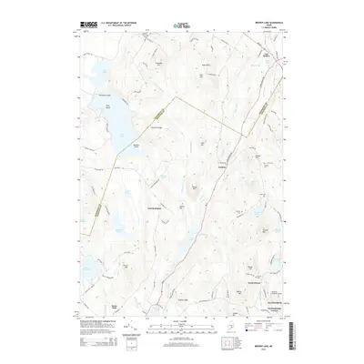 2014 Map of Brewer Lake, 2014 Print