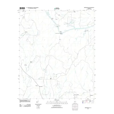 2011 Map of Brewersville, 2011 Print