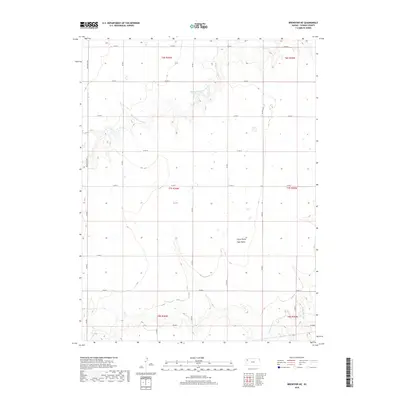 2018 Map of Brewster NE, 2018 Print