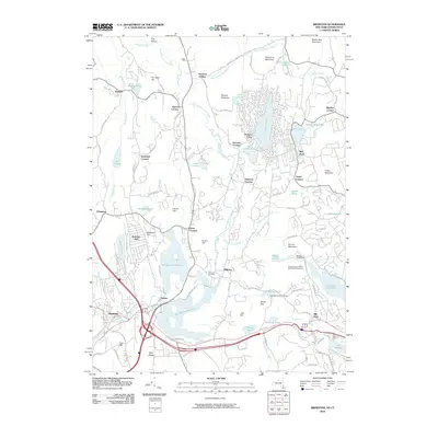2010 Map of Brewster, 2010 Print