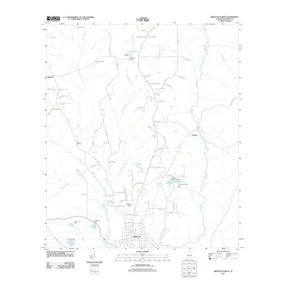 2011 Map of Brewton North, 2011 Print