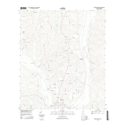 2014 Map of Brewton North, 2014 Print