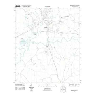 2011 Map of Brewton South, 2011 Print