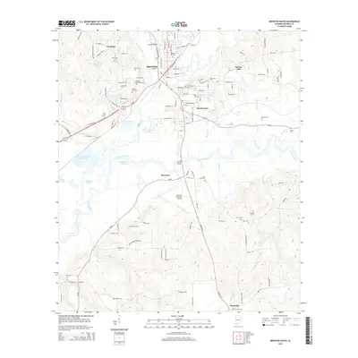 2014 Map of Brewton South, 2014 Print