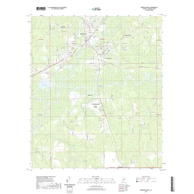 2020 Map of Brewton South, 2020 Print