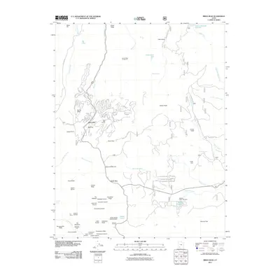 2011 Map of Brian Head, 2011 Print