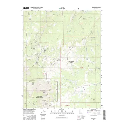 2017 Map of Brian Head, 2017 Print