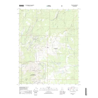 2020 Map of Brian Head, 2020 Print