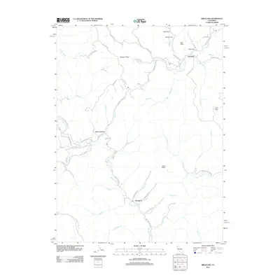 2012 Map of Briceland, 2012 Print