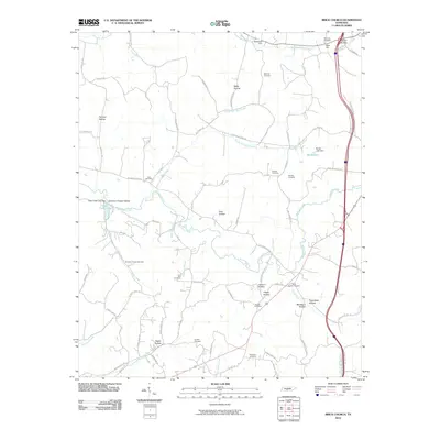 2010 Map of Brick Church, 2010 Print