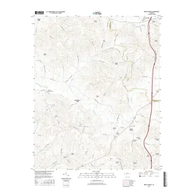 2016 Map of Brick Church, 2016 Print