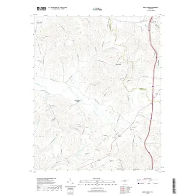 2019 Map of Brick Church, 2019 Print