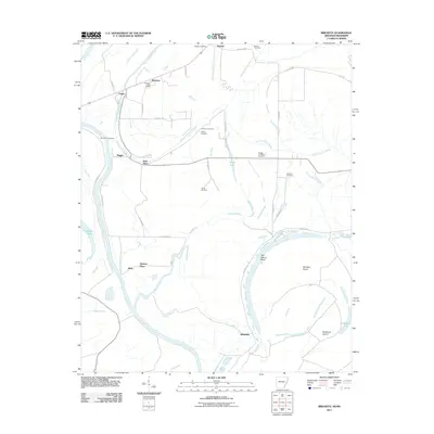 2011 Map of Brickeys, 2011 Print