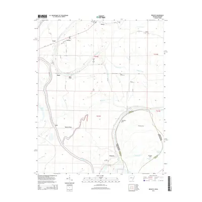 2014 Map of Brickeys, 2014 Print