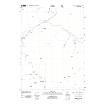 2011 Map of Bridal Veil Falls, 2011 Print