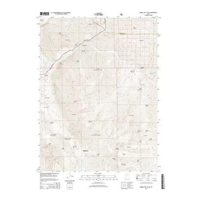 2014 Map of Bridal Veil Falls, 2014 Print
