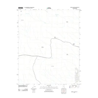 2012 Map of Bridge Canyon, 2012 Print