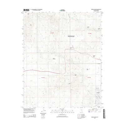 2015 Map of Bridge Canyon, 2015 Print