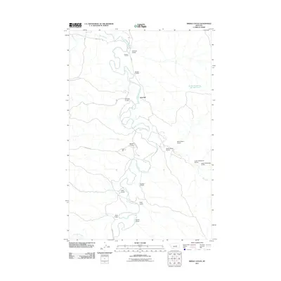 2011 Map of Bridge Coulee, 2011 Print