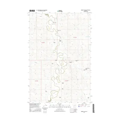 2017 Map of Bridge Coulee, 2017 Print