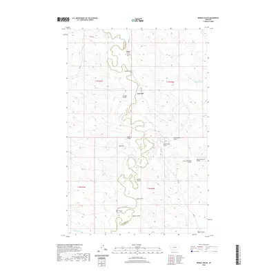 2020 Map of Bridge Coulee, 2020 Print