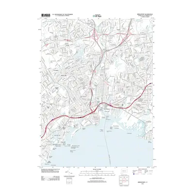 2012 Map of Bridgeport, 2012 Print
