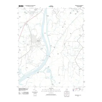 2010 Map of Bridgeport, 2010 Print