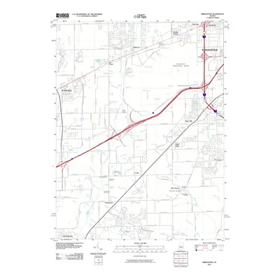 2010 Map of Bridgeport, 2010 Print