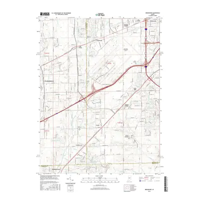 2016 Map of Bridgeport, 2016 Print