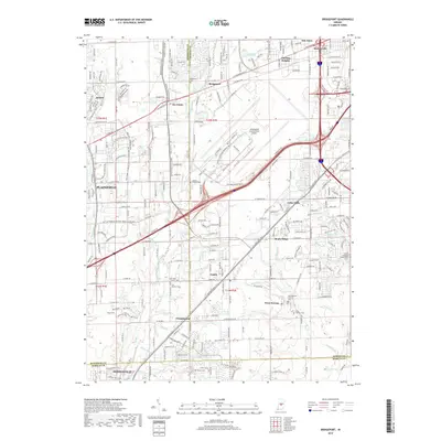 2019 Map of Bridgeport, 2019 Print