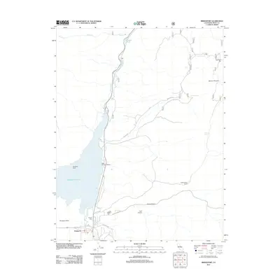 2012 Map of Bridgeport, 2012 Print