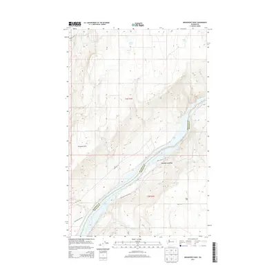 2014 Map of Bridgeport Point, 2014 Print