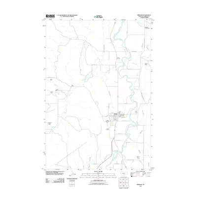2011 Map of Bridger, 2011 Print