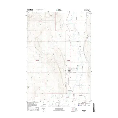 2017 Map of Bridger, 2017 Print