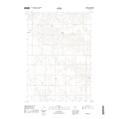 2017 Map of Bridger NE, 2017 Print