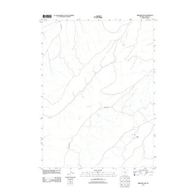 2012 Map of Bridger Pass, 2012 Print