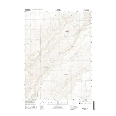 2015 Map of Bridger Pass, 2015 Print