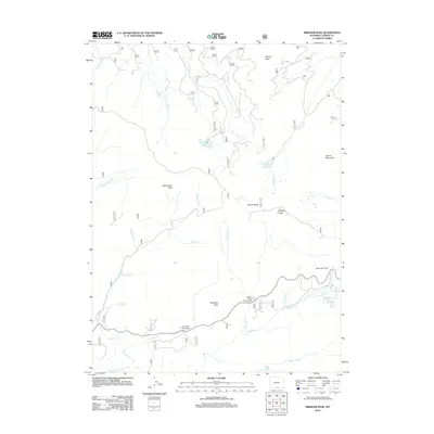 2012 Map of Bridger Peak, 2012 Print