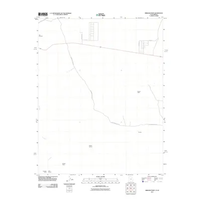 2011 Map of Bridger Point, 2011 Print