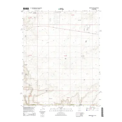 2014 Map of Bridger Point, 2014 Print