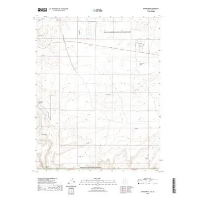 2020 Map of Bridger Point, 2020 Print