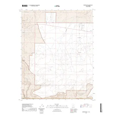 2023 Map of Bridger Point, 2023 Print
