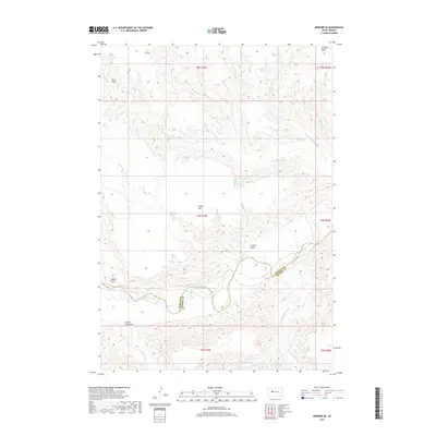 2017 Map of Bridger SE, 2017 Print