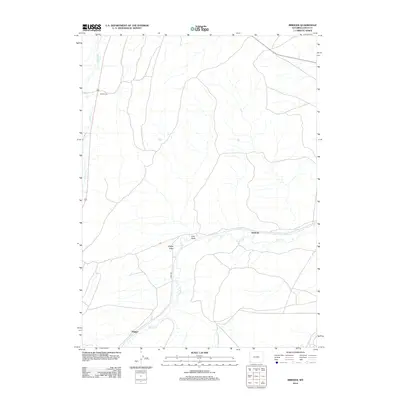 2012 Map of Bridger, 2012 Print